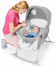 Люлька-качалка 3 в 1 Kinderkraft Lovi Grey